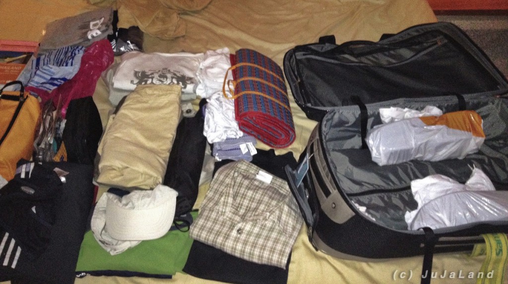 Koffer packen nach 3 Tagen in Ao Nang