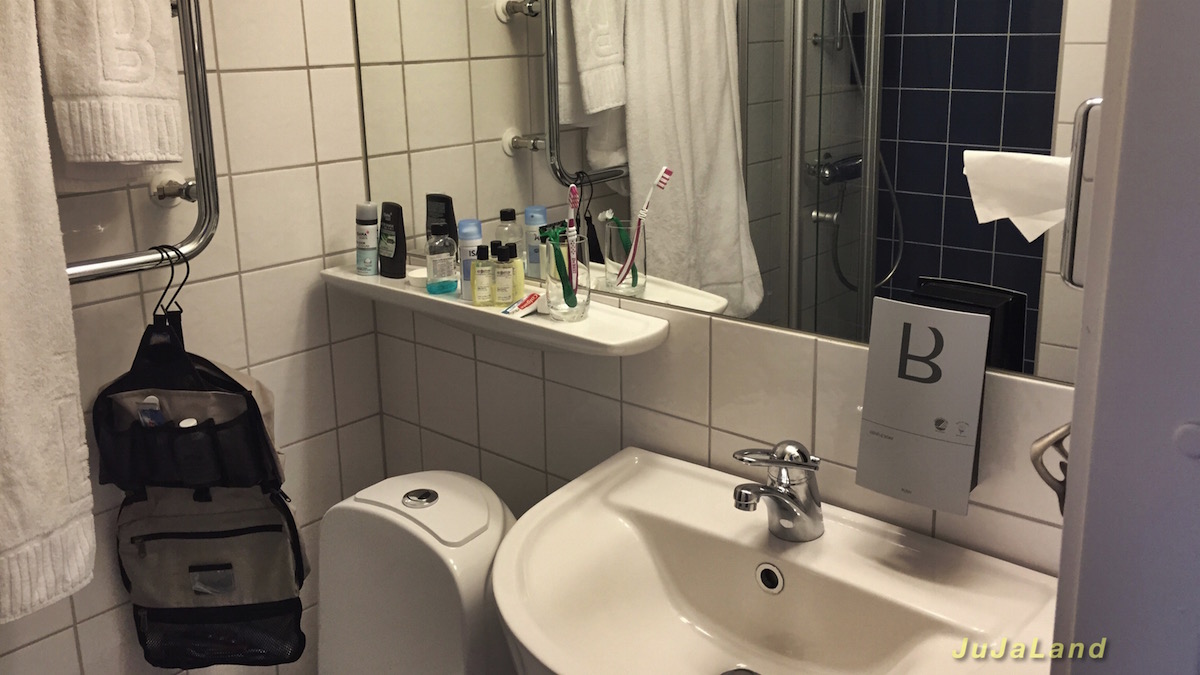 Badezimmer im Hotel Birger Jarl